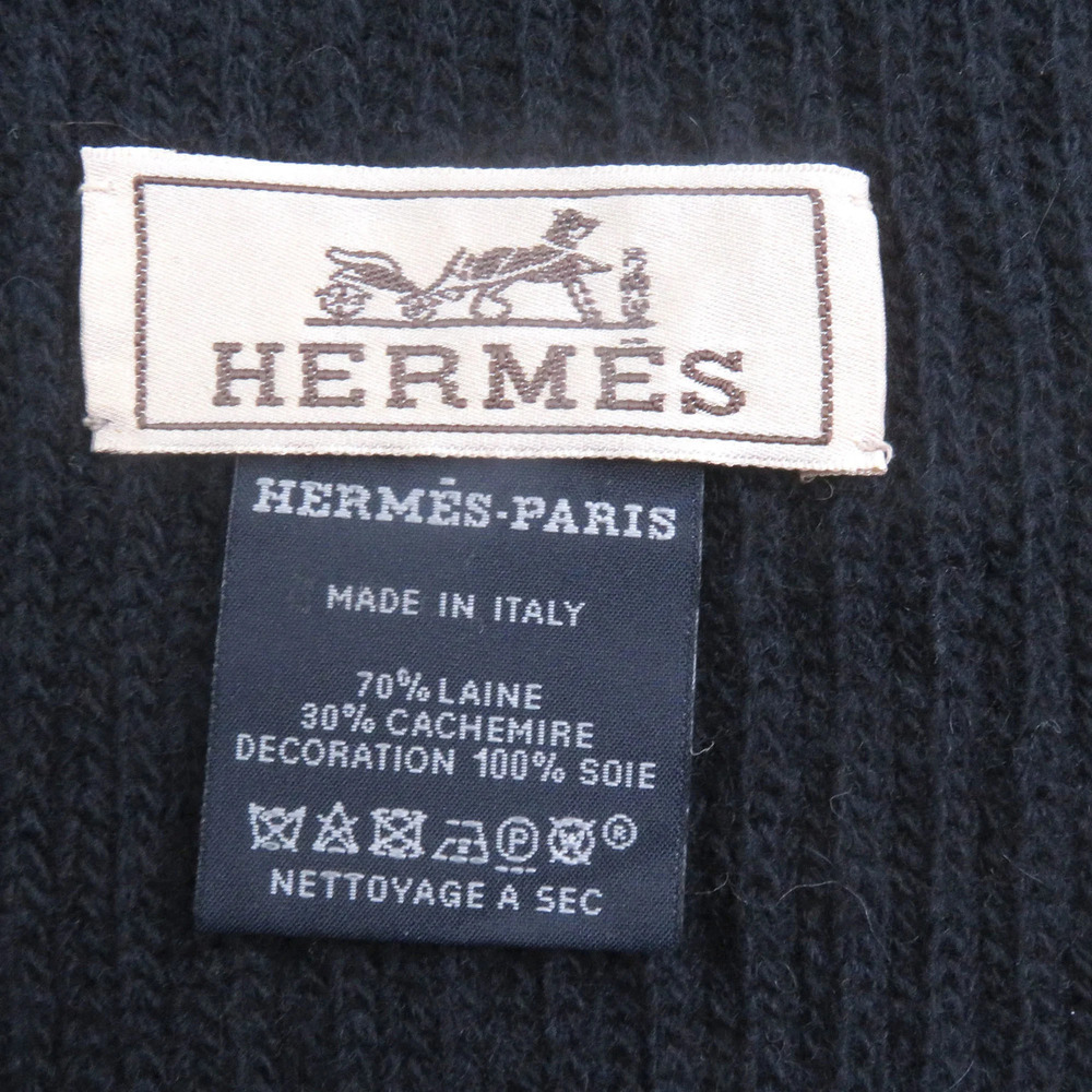 HERMES Authentic Blue Scarf - Picture 7 of 8